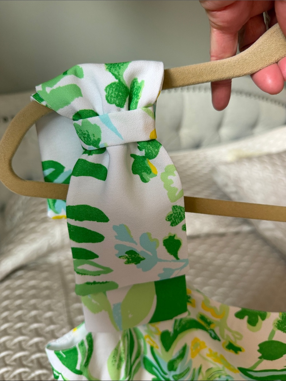 Lilly Pulitzer Bernice Maxi Green, Pink & Yellow Floral Tie-Shoulder Maxi Dress - Picture 5 of 9